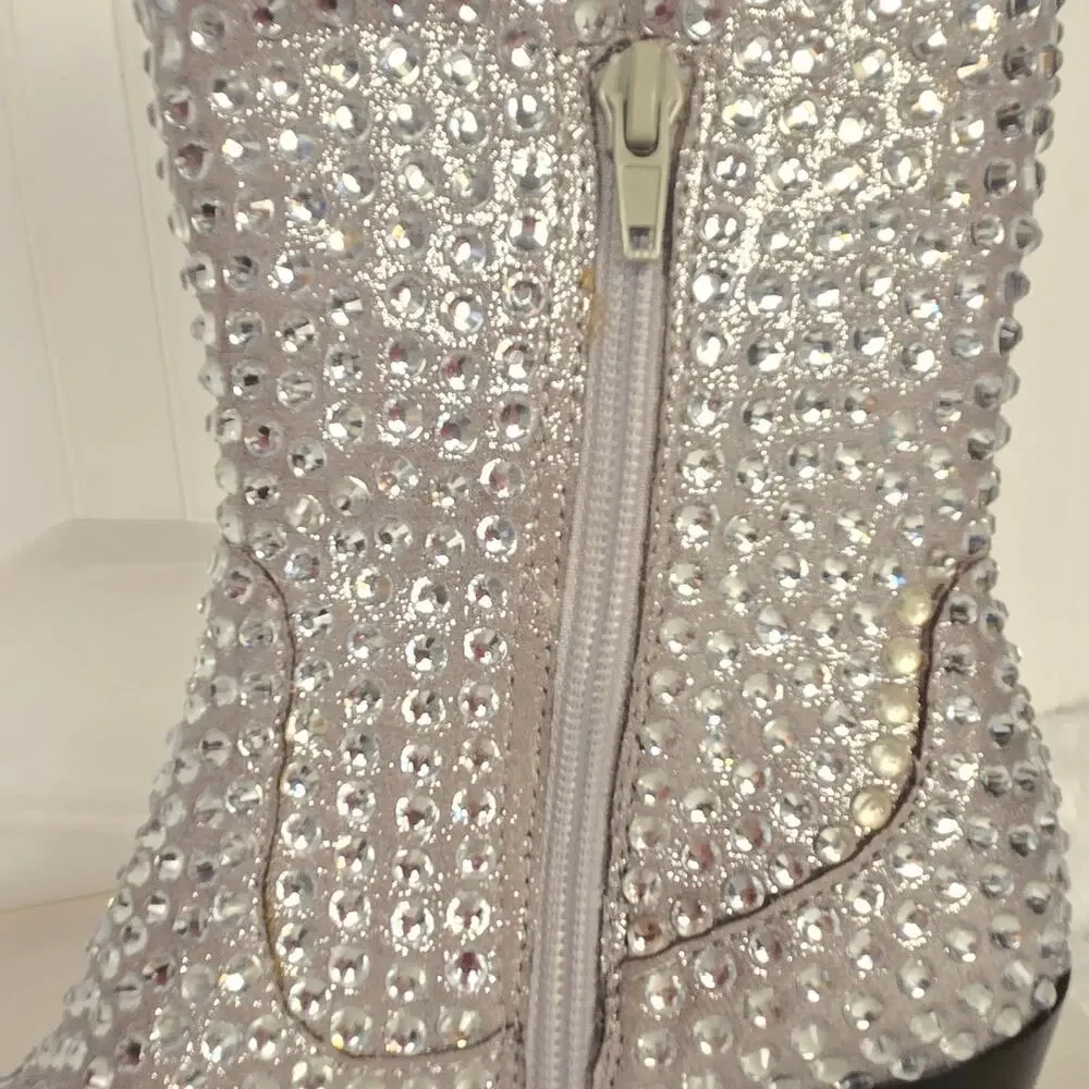 Women's Betsey Johnson Randy Western Cowboy Boots W8.5 - Picture 5 of 13